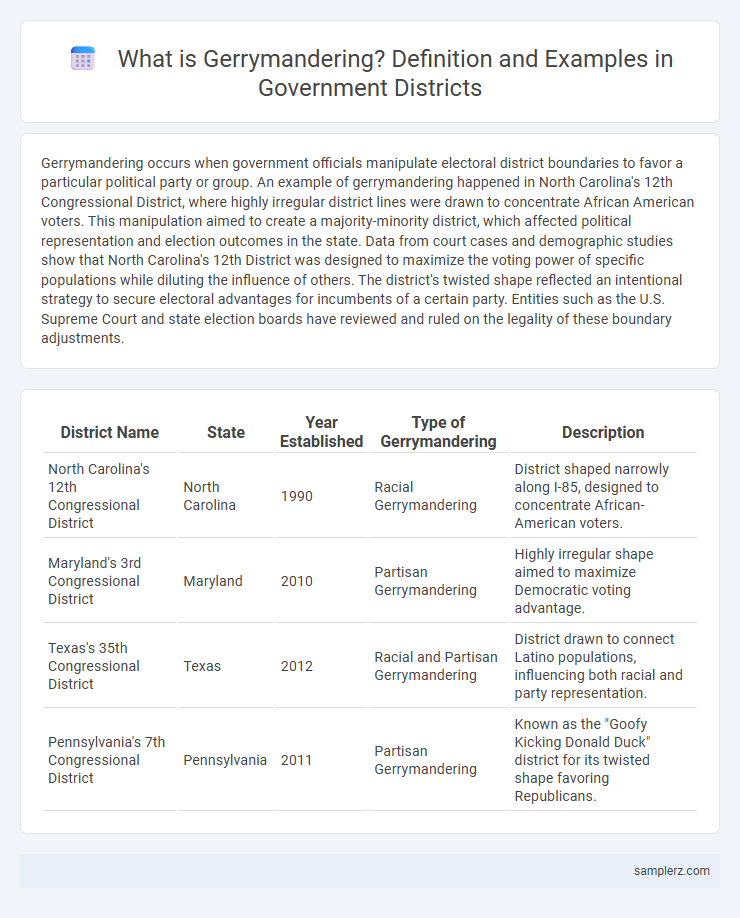 What is Gerrymandering? Definition and Examples in Government Districts