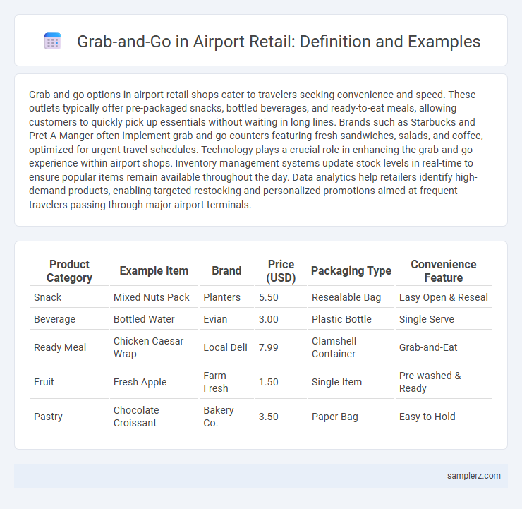 Grab-and-Go in Airport Retail: Definition and Examples
