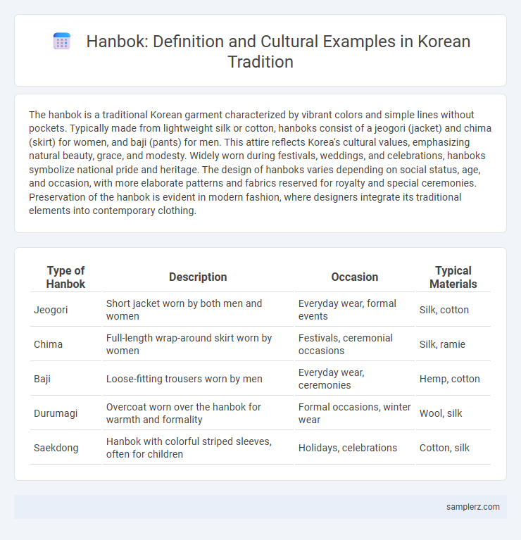 Hanbok: Definition and Cultural Examples in Korean Tradition