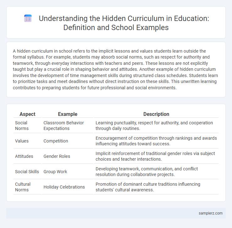 Understanding the Hidden Curriculum in Education: Definition and School Examples