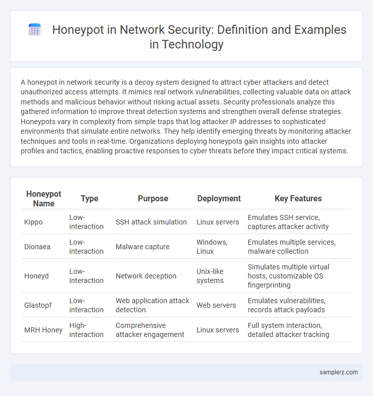 Honeypot in Network Security: Definition and Examples in Technology