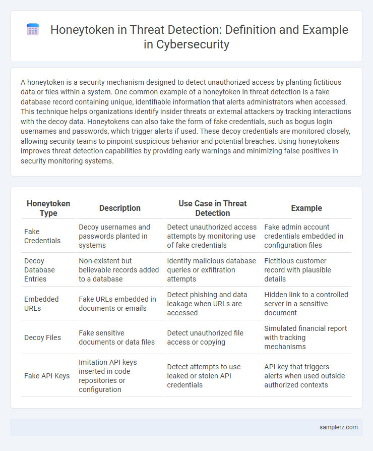 Honeytoken in Threat Detection: Definition and Example in Cybersecurity