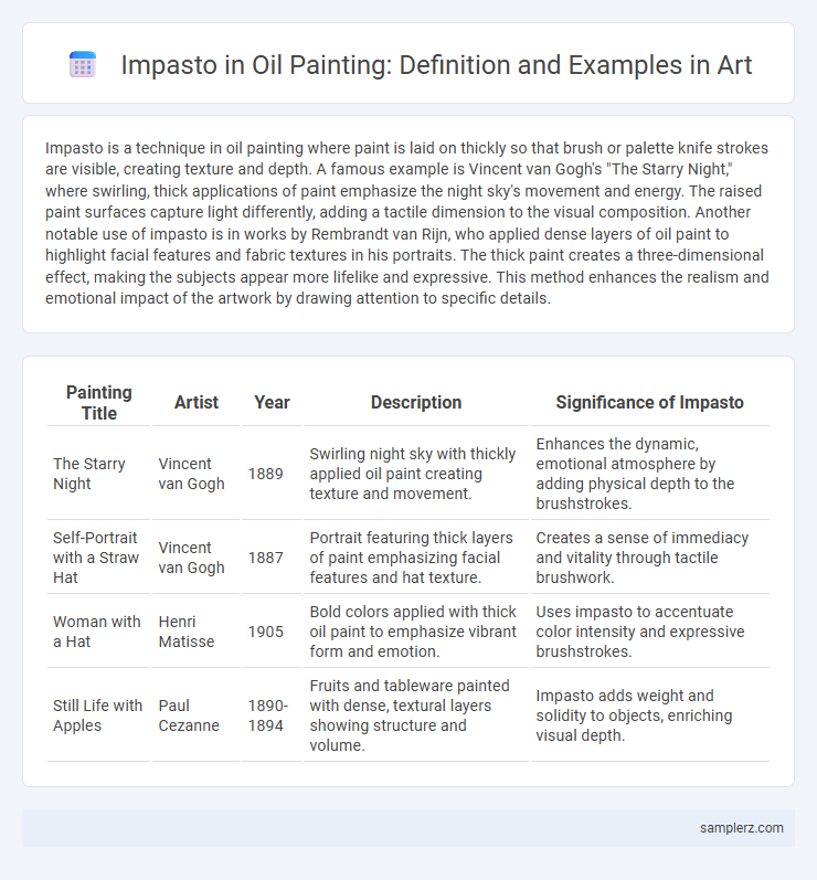 Impasto in Oil Painting: Definition and Examples in Art