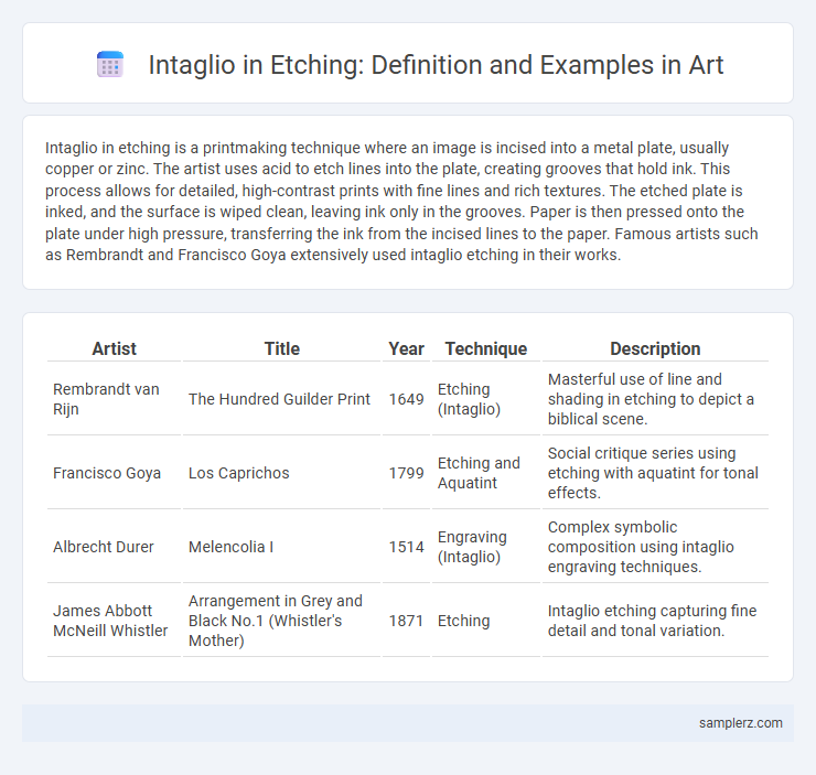 Intaglio in Etching: Definition and Examples in Art