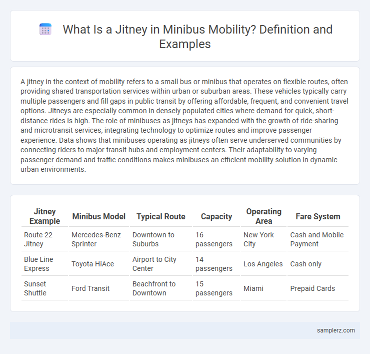 What Is a Jitney in Minibus Mobility? Definition and Examples