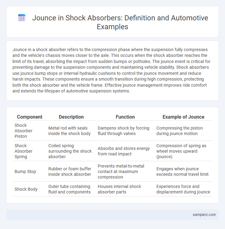Jounce in Shock Absorbers: Definition and Automotive Examples