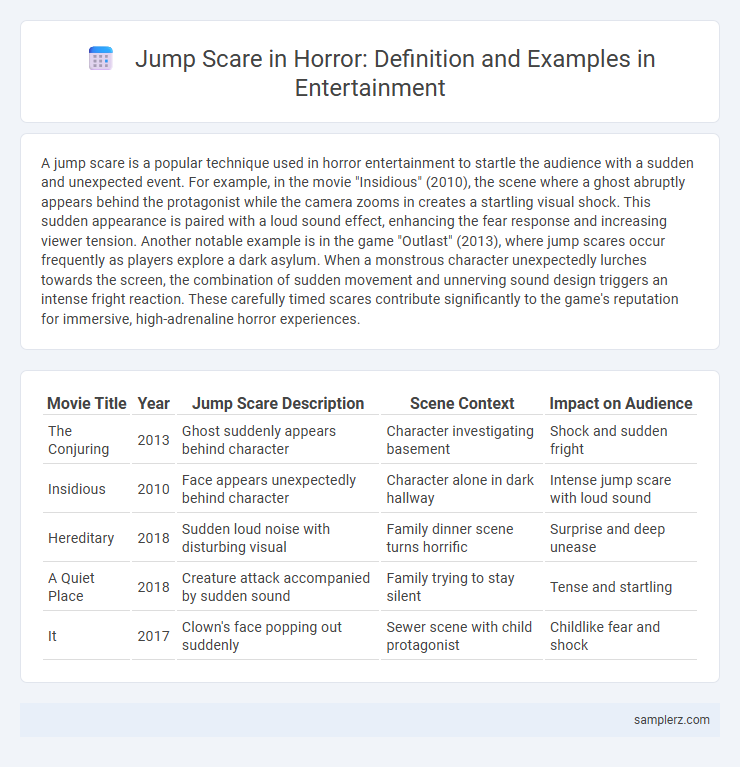 Jump Scare in Horror: Definition and Examples in Entertainment