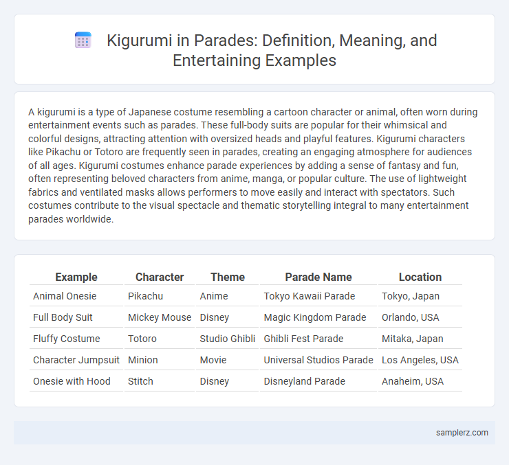 Kigurumi in Parades: Definition, Meaning, and Entertaining Examples