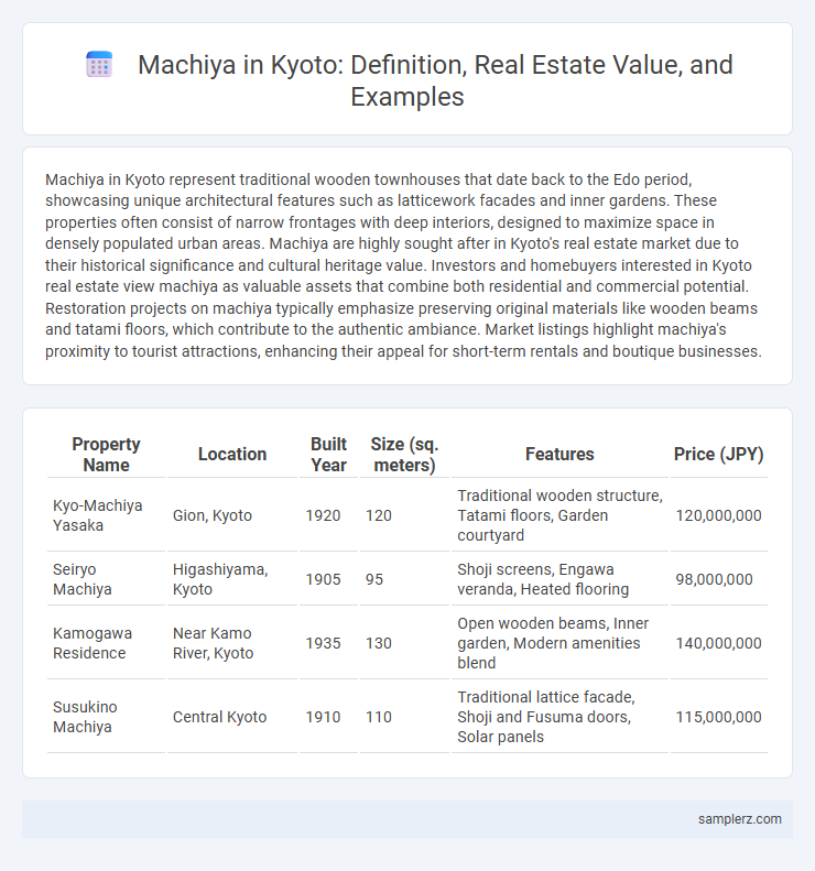Machiya in Kyoto: Definition, Real Estate Value, and Examples