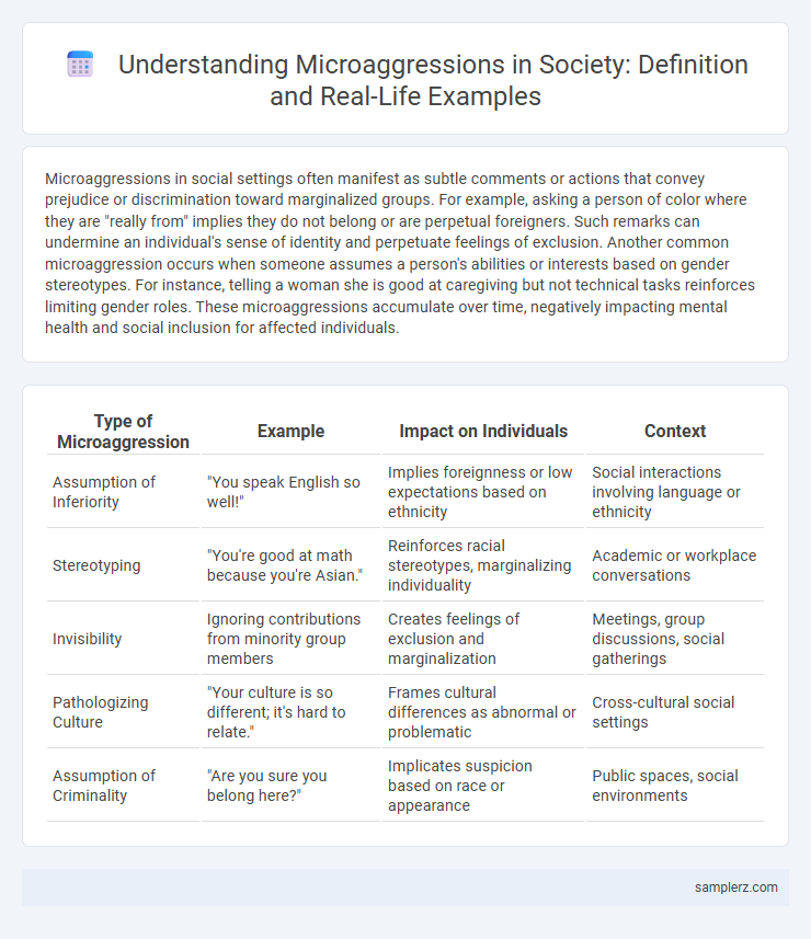 Understanding Microaggressions in Society: Definition and Real-Life Examples