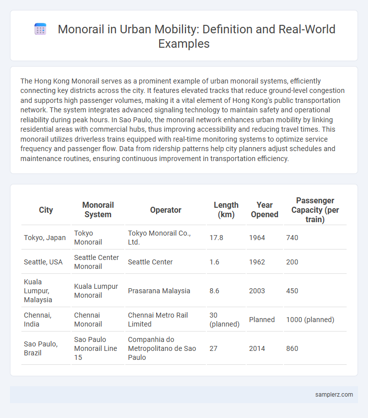 Monorail in Urban Mobility: Definition and Real-World Examples