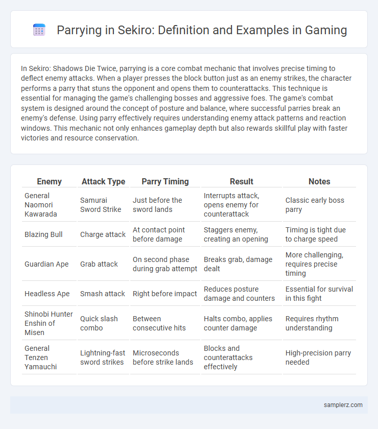 Parrying in Sekiro: Definition and Examples in Gaming