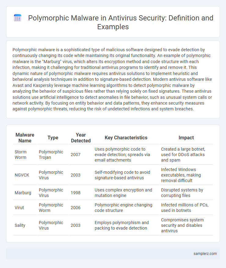 Polymorphic Malware in Antivirus Security: Definition and Examples