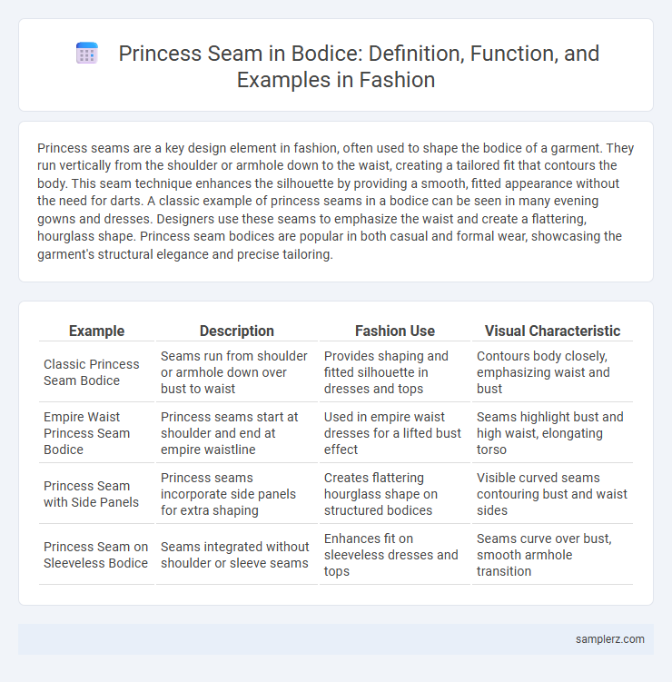 Princess Seam in Bodice: Definition, Function, and Examples in Fashion