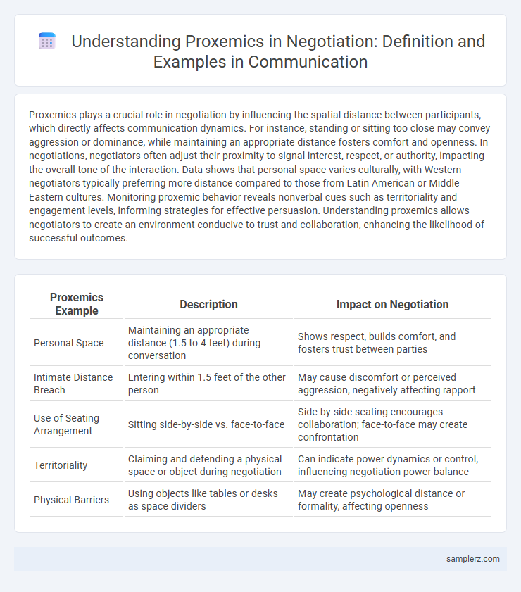 Understanding Proxemics in Negotiation: Definition and Examples in Communication