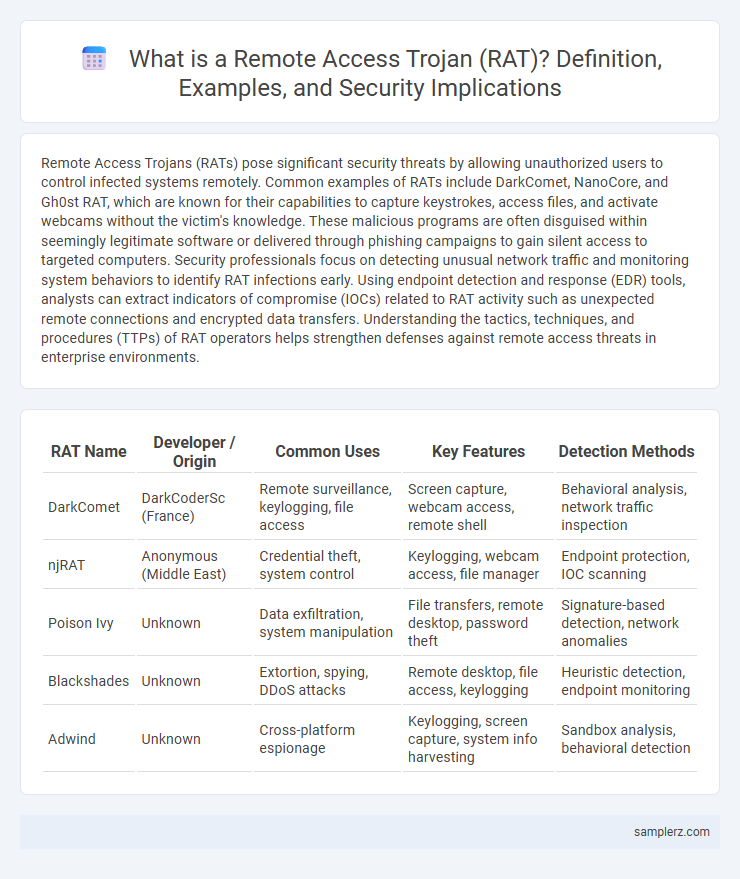 What is a Remote Access Trojan (RAT)? Definition, Examples, and Security Implications