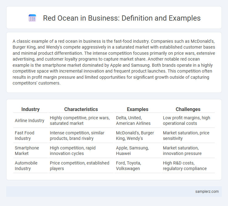 Red Ocean in Business: Definition and Examples