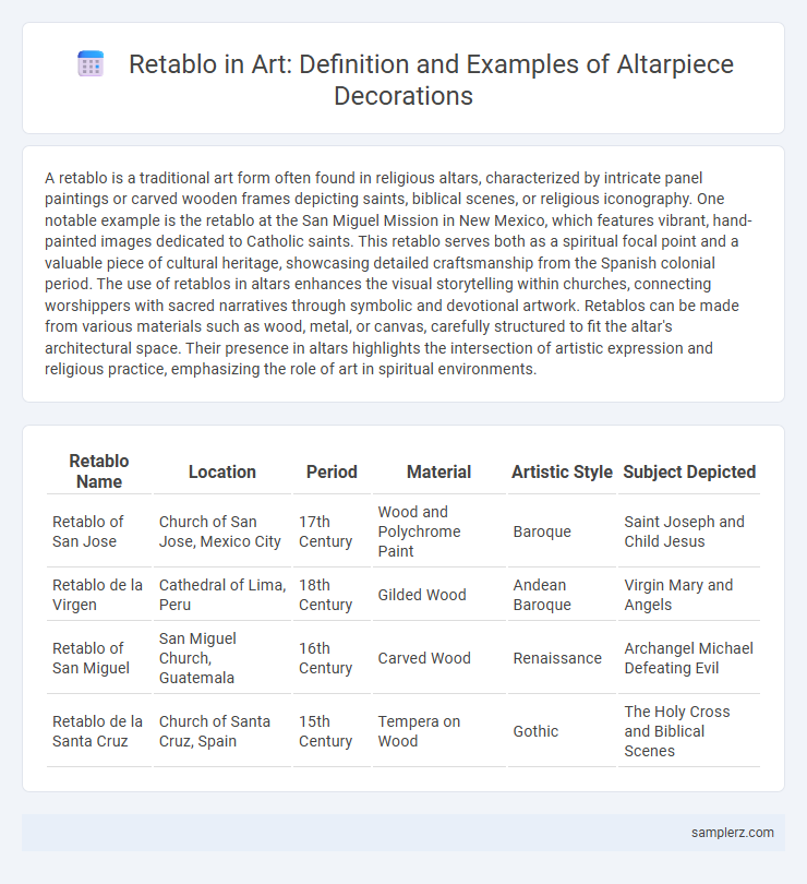 Retablo in Art: Definition and Examples of Altarpiece Decorations