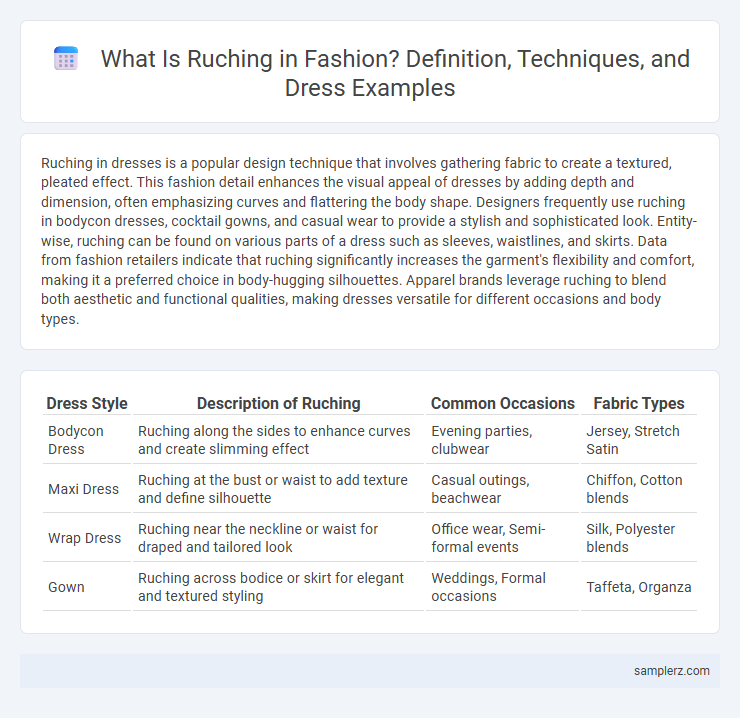 What Is Ruching in Fashion? Definition, Techniques, and Dress Examples