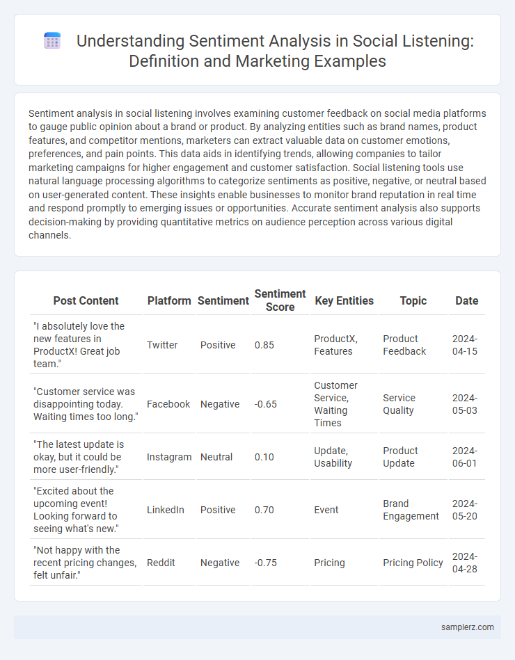 Understanding Sentiment Analysis in Social Listening: Definition and Marketing Examples