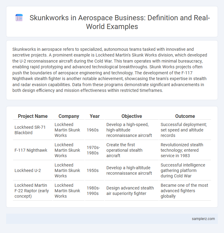 Skunkworks in Aerospace Business: Definition and Real-World Examples
