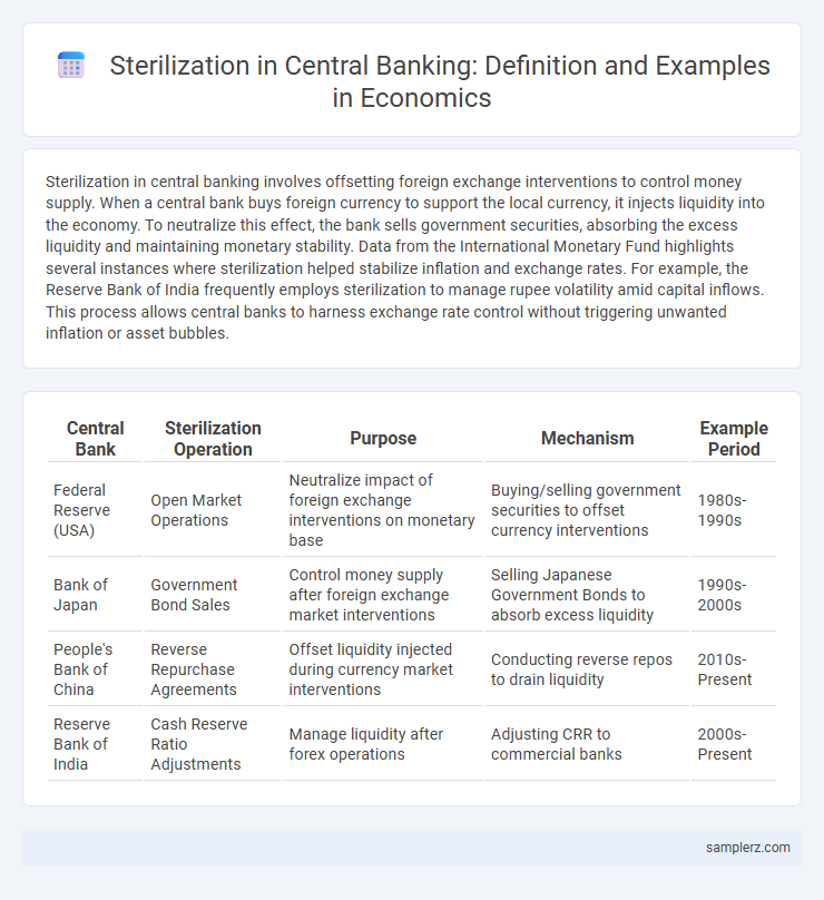 Sterilization in Central Banking: Definition and Examples in Economics
