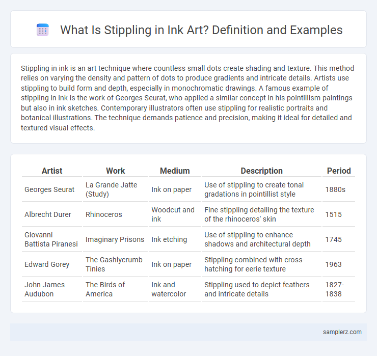 What Is Stippling in Ink Art? Definition and Examples