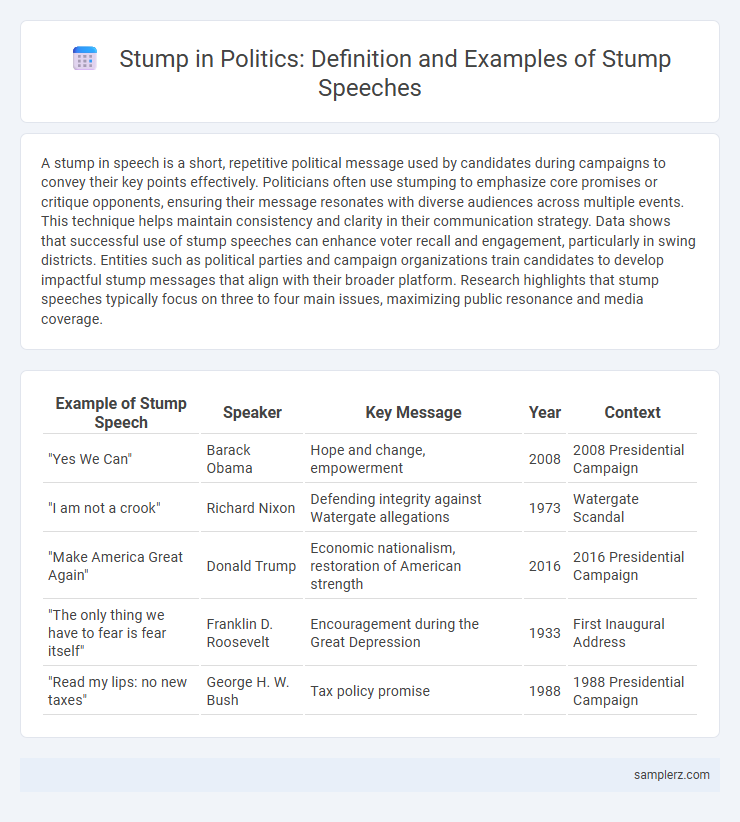 Stump in Politics: Definition and Examples of Stump Speeches