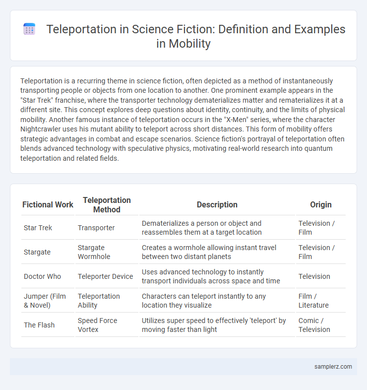 Teleportation in Science Fiction: Definition and Examples in Mobility
