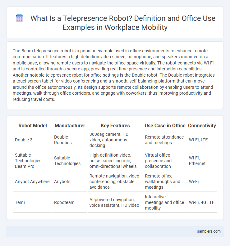 What Is a Telepresence Robot? Definition and Office Use Examples in Workplace Mobility