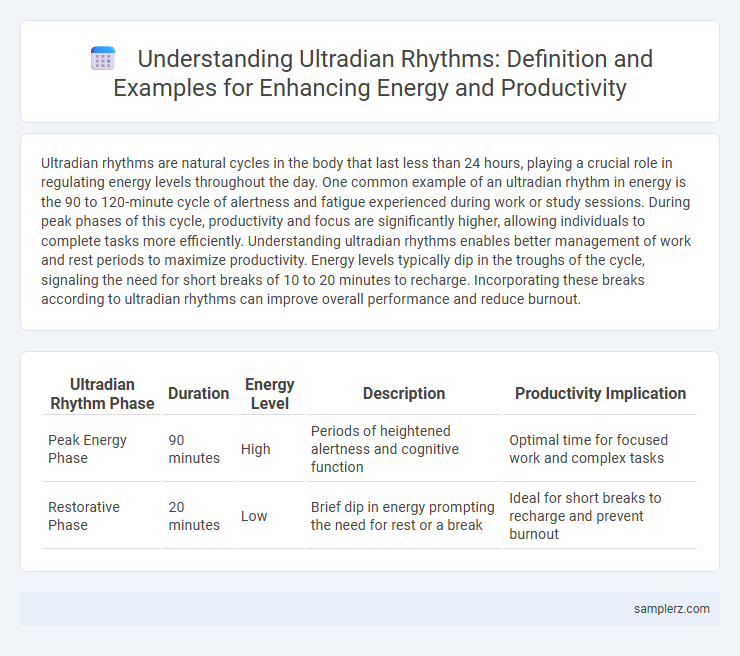 Understanding Ultradian Rhythms: Definition and Examples for Enhancing Energy and Productivity