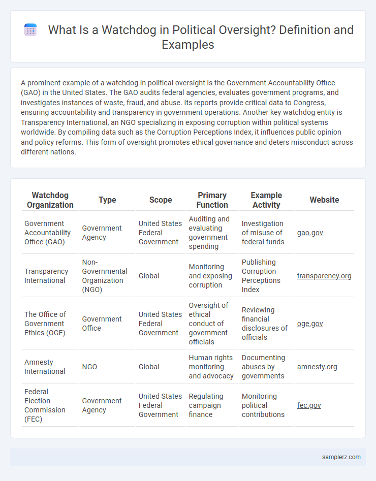 What Is a Watchdog in Political Oversight? Definition and Examples