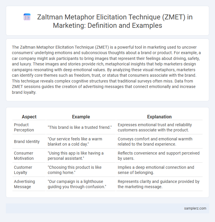Zaltman Metaphor Elicitation Technique (ZMET) in Marketing: Definition and Examples