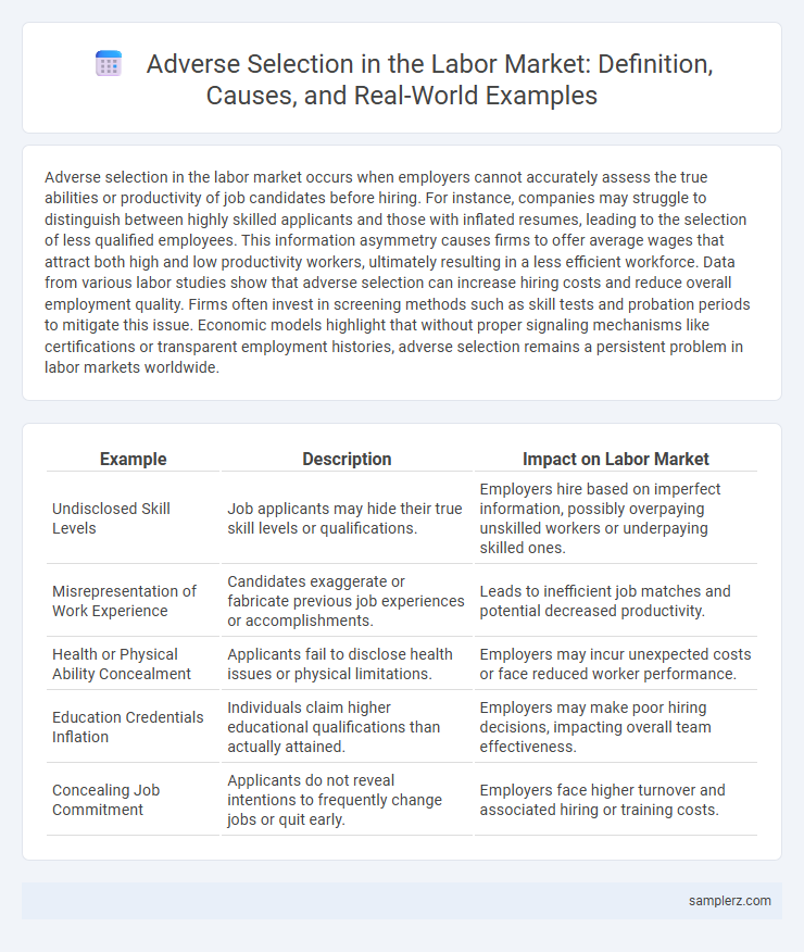 Adverse Selection in the Labor Market: Definition, Causes, and Real-World Examples