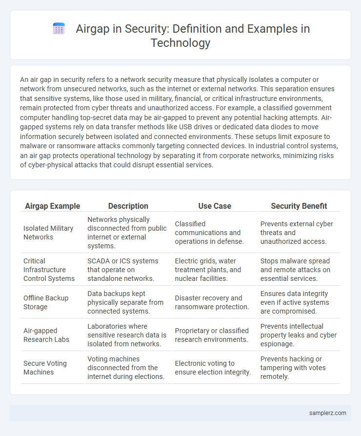 Airgap in Security: Definition and Examples in Technology