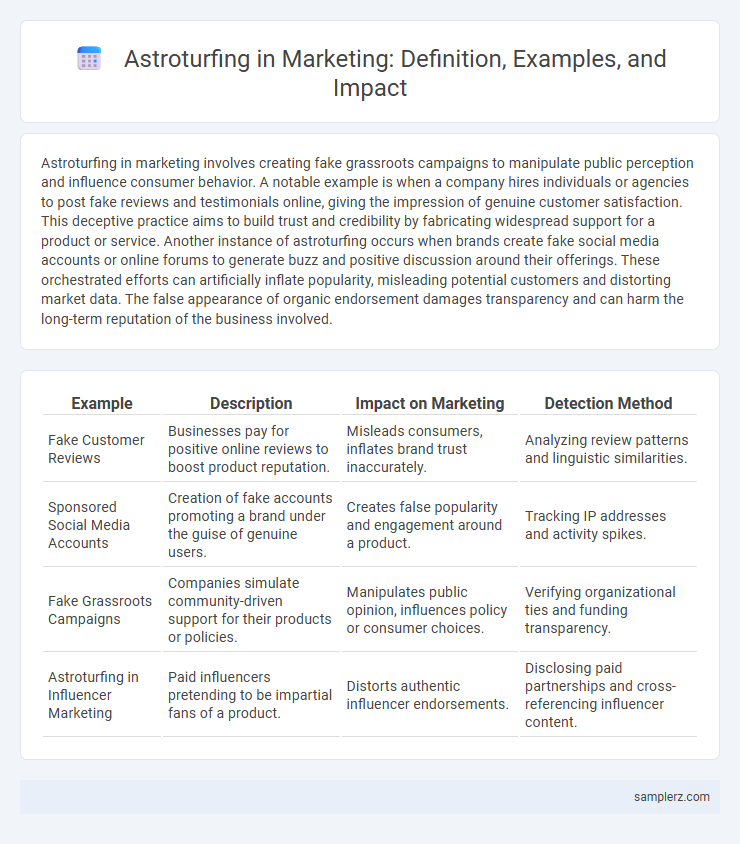 Astroturfing in Marketing: Definition, Examples, and Impact