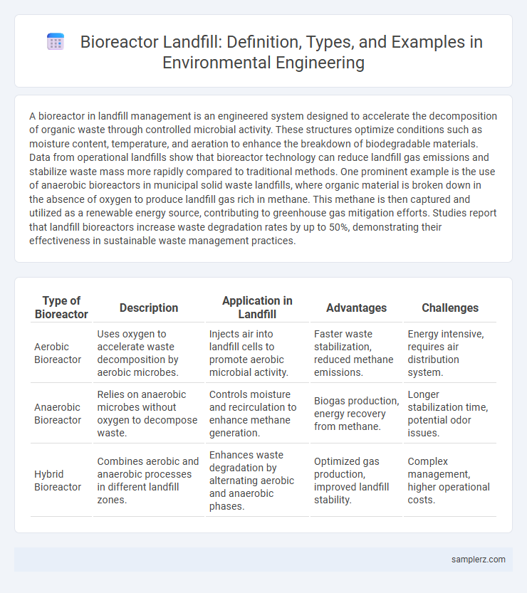 Bioreactor Landfill: Definition, Types, and Examples in Environmental Engineering