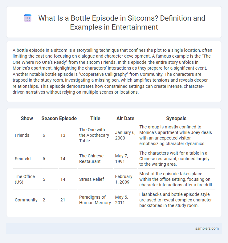 What Is a Bottle Episode in Sitcoms? Definition and Examples in Entertainment
