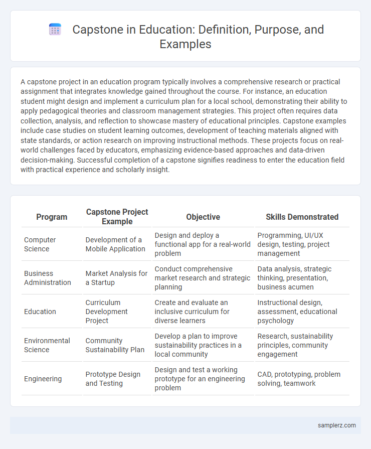Capstone in Education: Definition, Purpose, and Examples