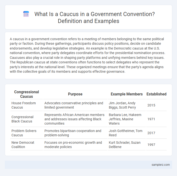 What Is a Caucus in a Government Convention? Definition and Examples