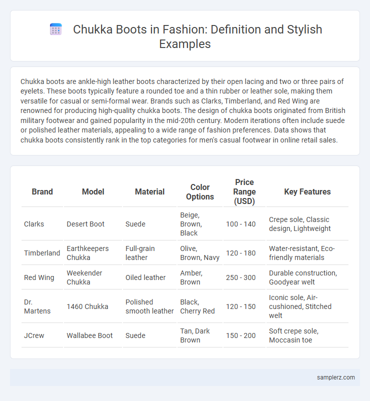 Chukka Boots in Fashion: Definition and Stylish Examples