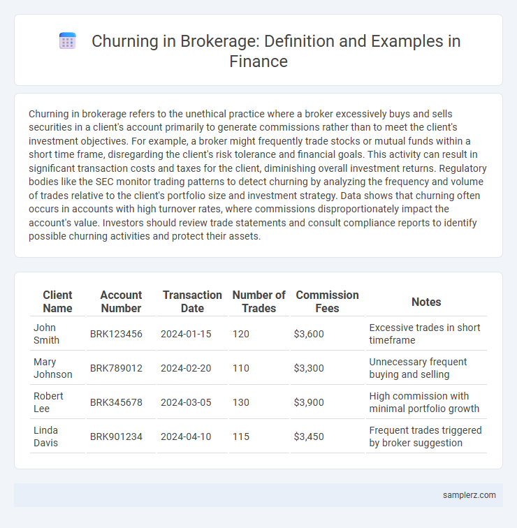 Churning in Brokerage: Definition and Examples in Finance