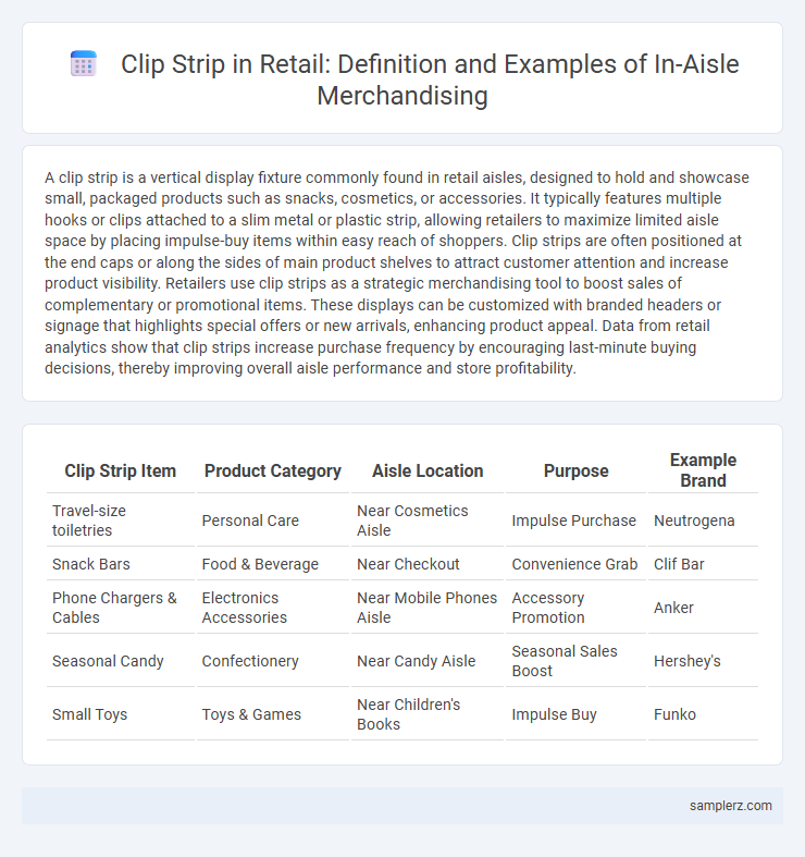 Clip Strip in Retail: Definition and Examples of In-Aisle Merchandising
