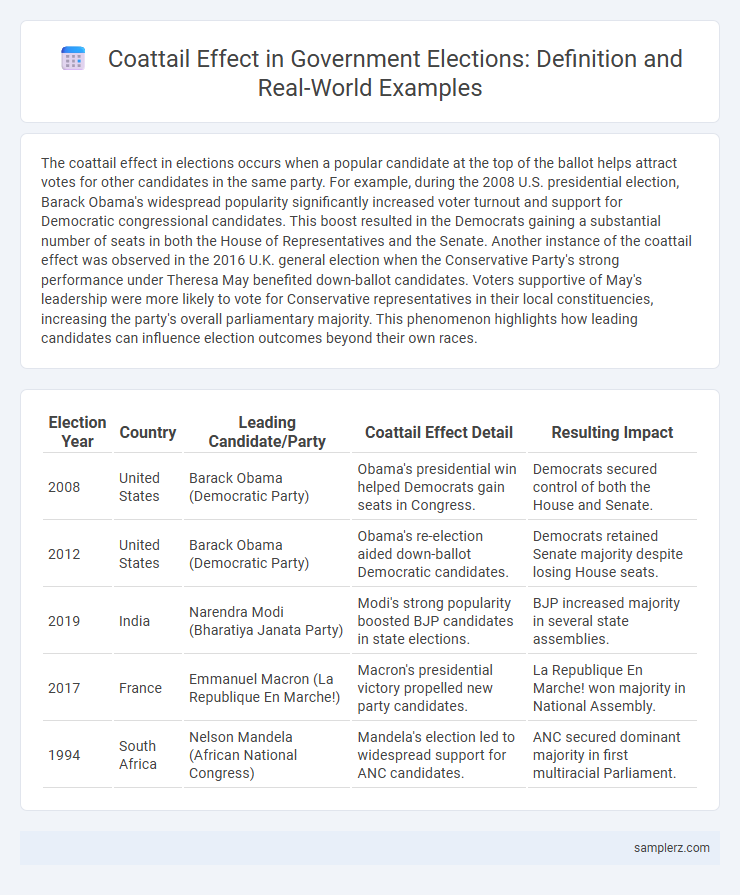 Coattail Effect in Government Elections: Definition and Real-World Examples