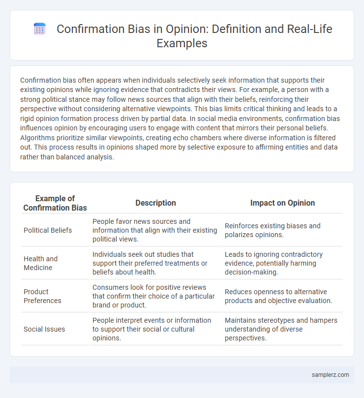 Confirmation Bias in Opinion: Definition and Real-Life Examples