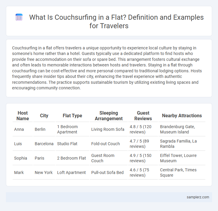 What Is Couchsurfing in a Flat? Definition and Examples for Travelers