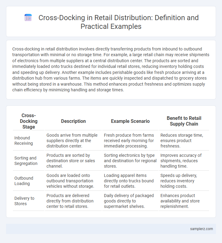 Cross-Docking in Retail Distribution: Definition and Practical Examples