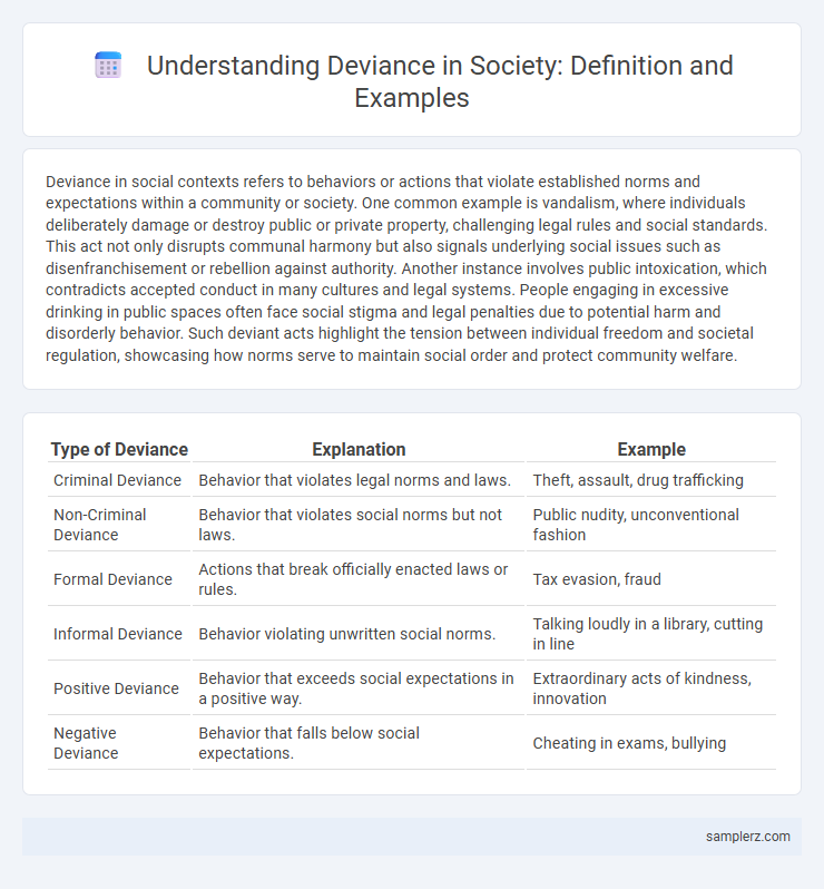 Understanding Deviance in Society: Definition and Examples