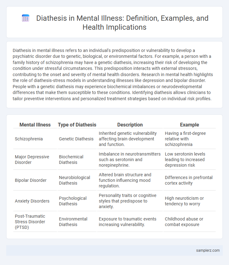 Diathesis in Mental Illness: Definition, Examples, and Health Implications