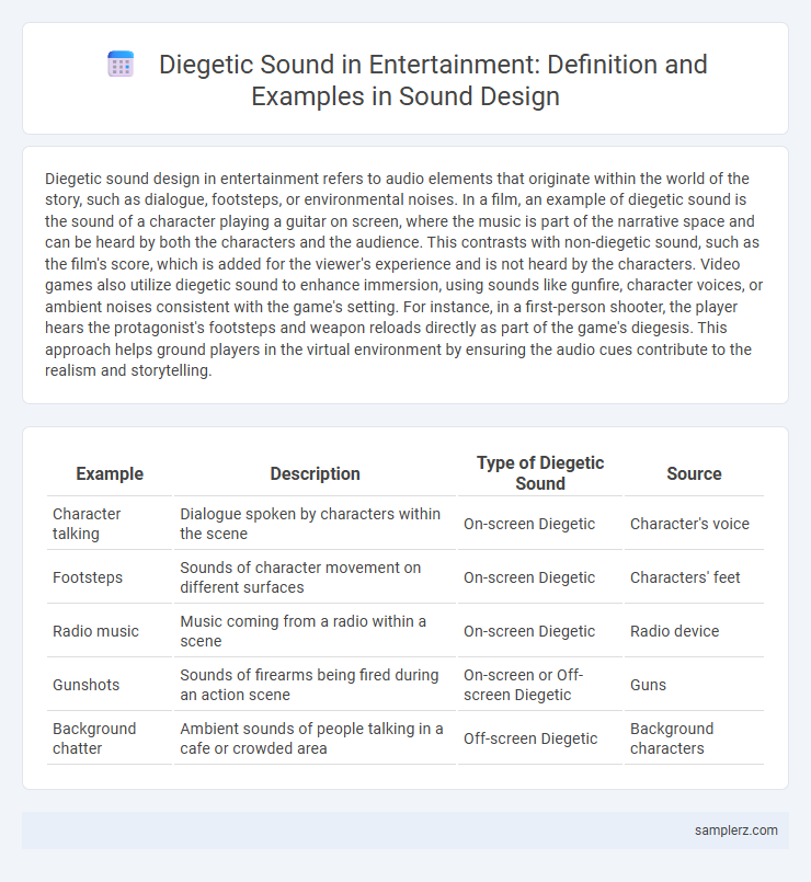 Diegetic Sound in Entertainment: Definition and Examples in Sound Design